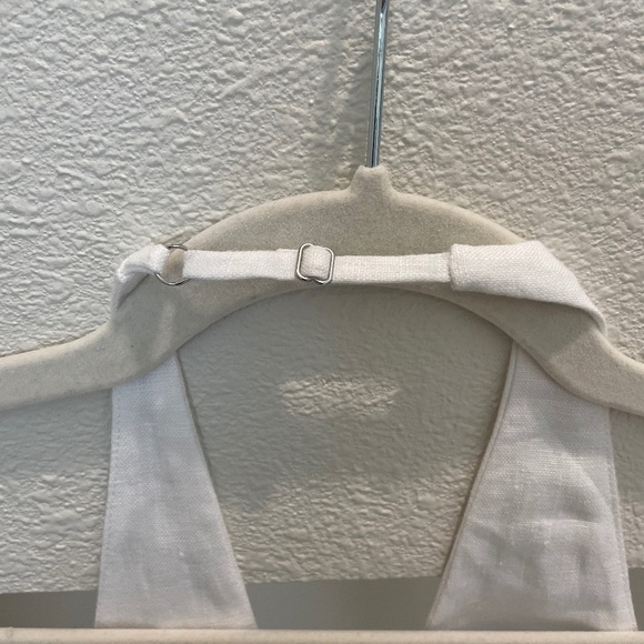 NWT Reformation Raven White Linen Top (Size L) - Picture 6 of 8